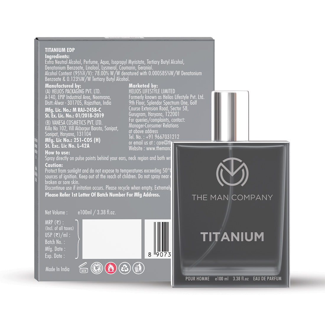 Eau De Parfum I Titanium (100ml)
