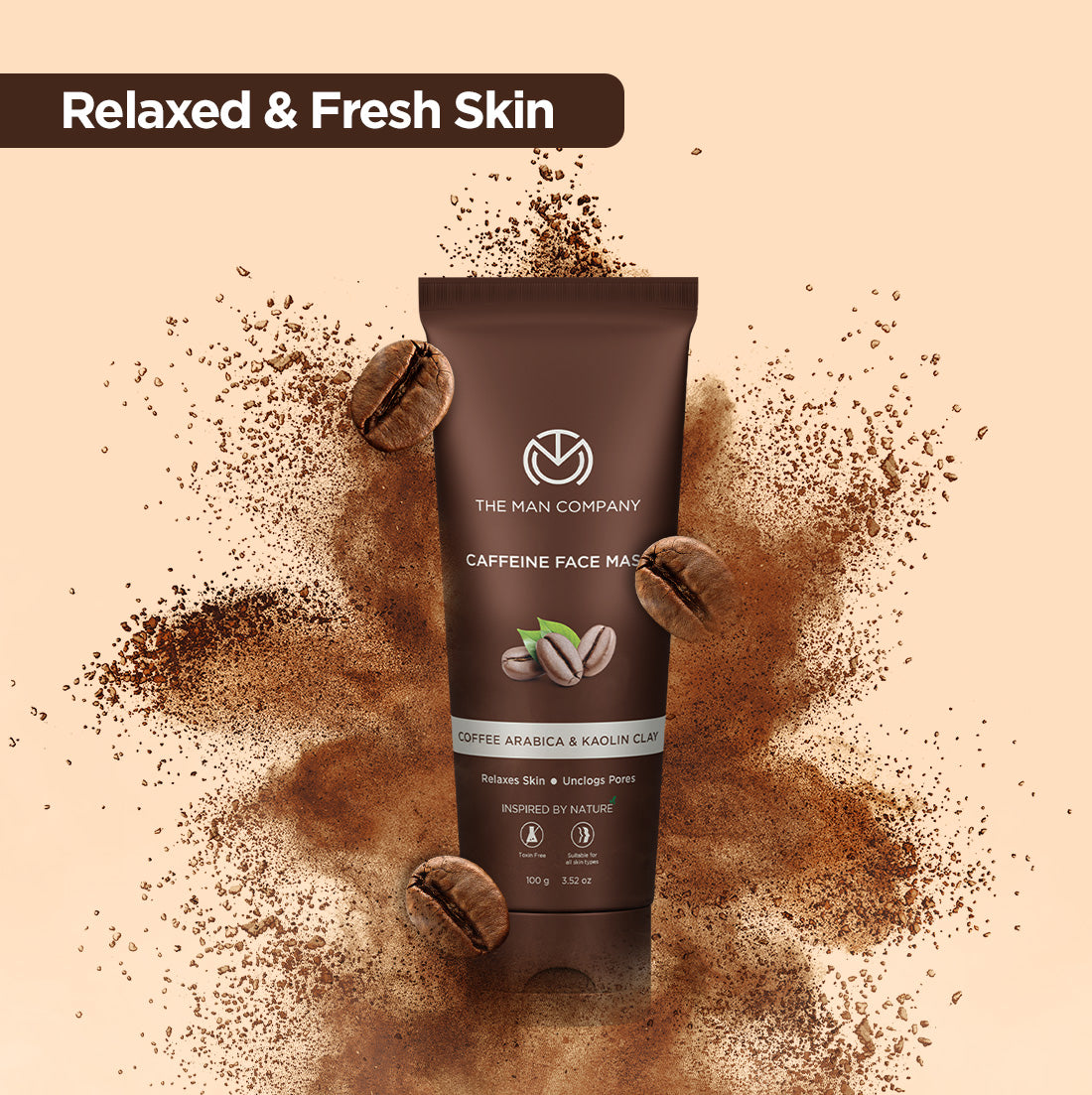 Caffeine Face Mask | Coffee Arabica & Kaolin Clay