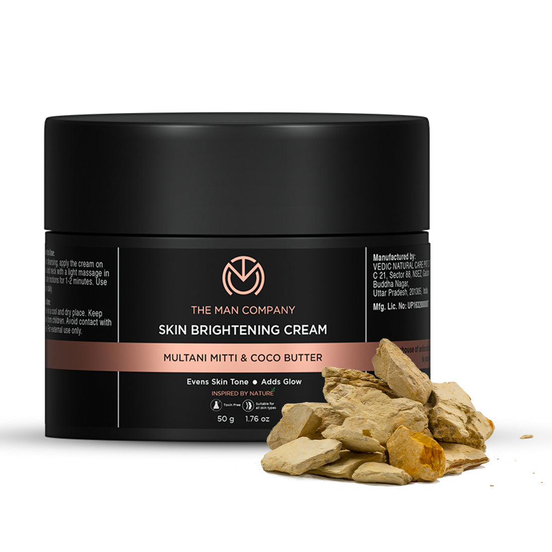 Skin Brightening Cream | Multani Mitti & Coco Butter