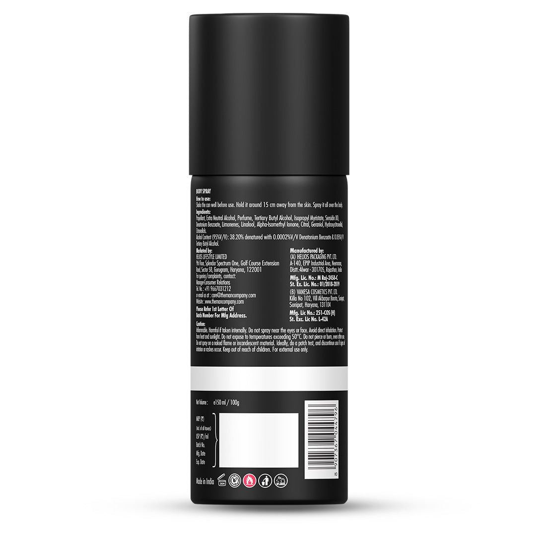 Black Body Spray | 150ml