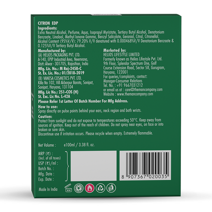 Eau De Parfum | Citron (100ml)