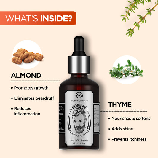 Beard Oil Almond & Thyme - Bulk Buy