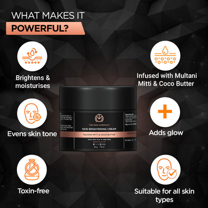 Skin Brightening Cream | Multani Mitti & Coco Butter