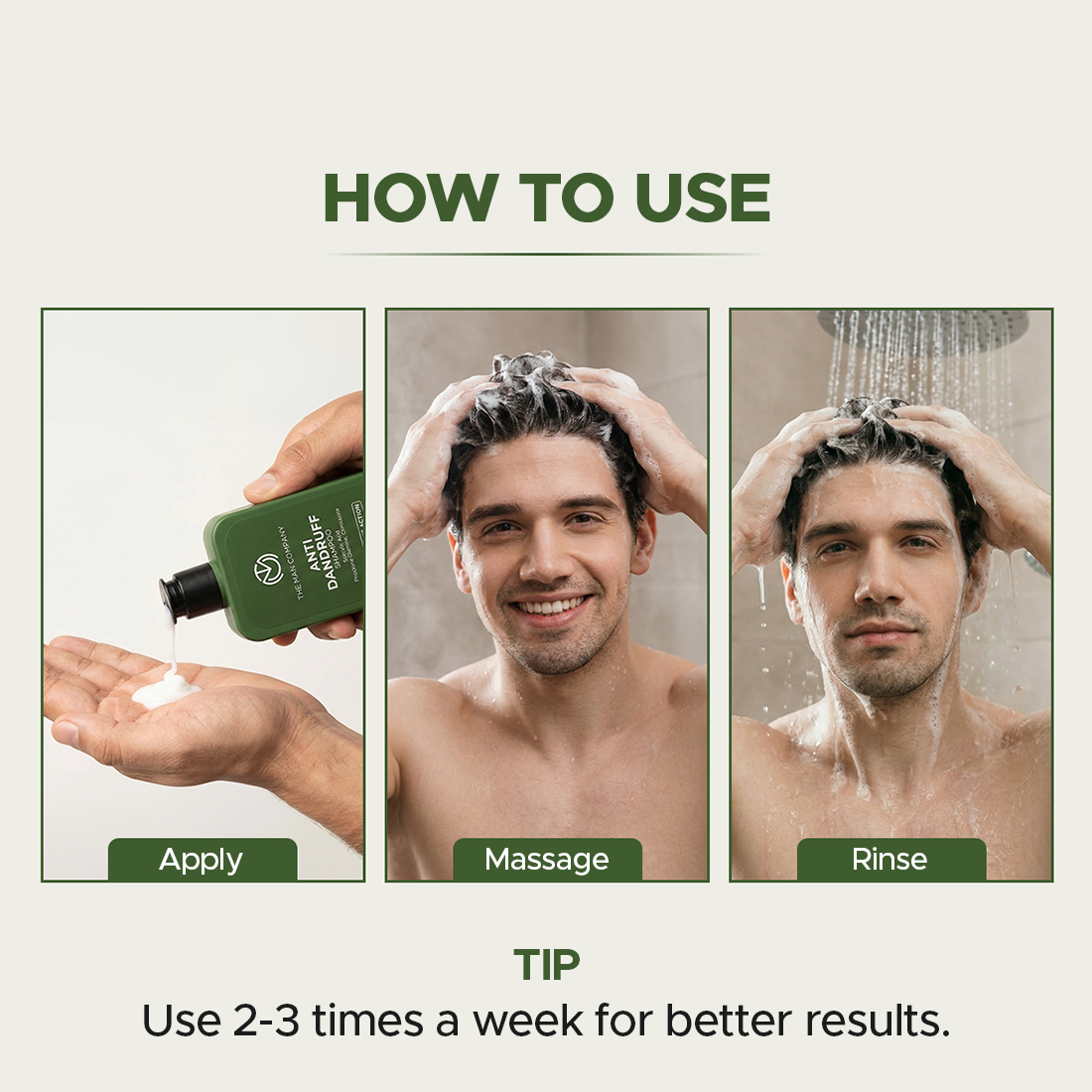 Anti-Dandruff Shampoo with AHA & BHA | Flake Control from First Wash (100ml)