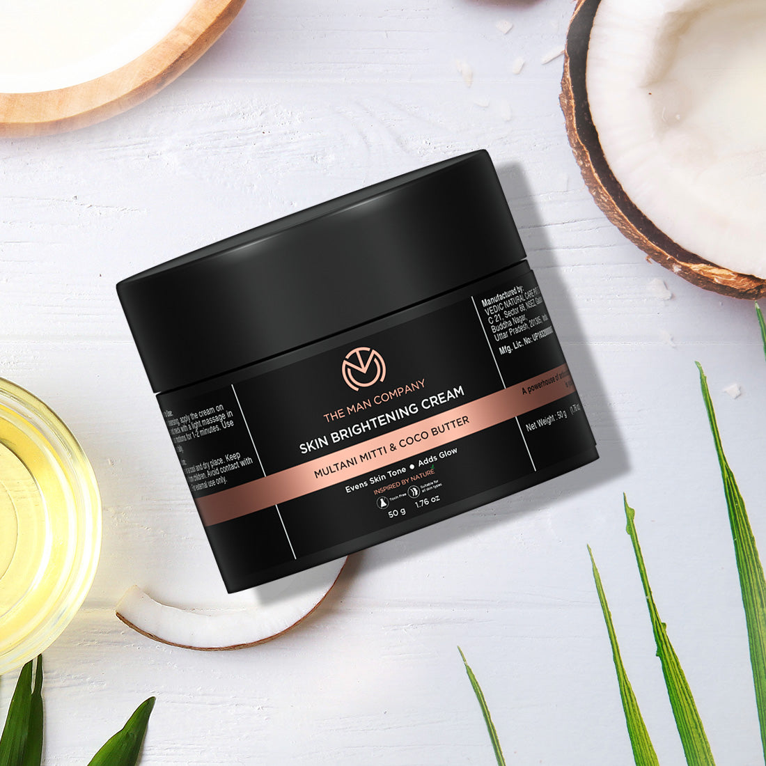 Skin Brightening Cream | Multani Mitti & Coco Butter
