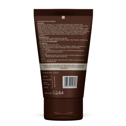 Caffeine Face Scrub |  Coffee Arabica & Aloe Vera
