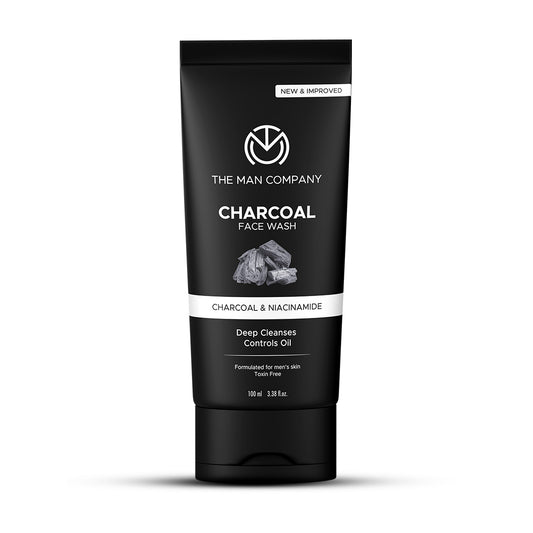 Charcoal Face Wash for Men – Charcoal & Niacinamide | Deep Cleansing & Oil Control