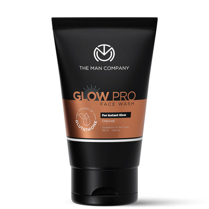 Glow Pro Face Wash | Glutathione and Charcoal (100ml)