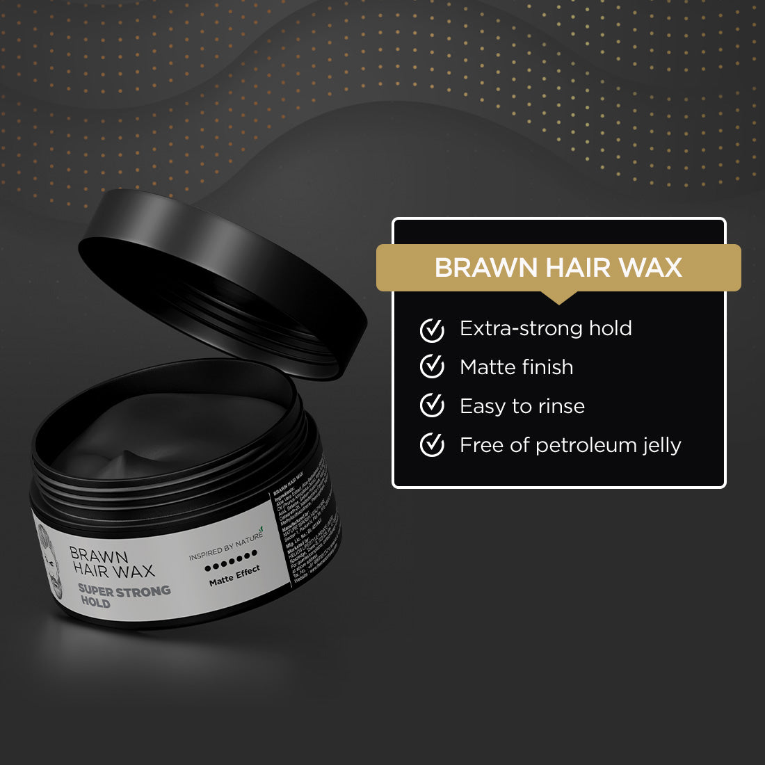 Brawn Hair Wax | Almond & Argan Oil