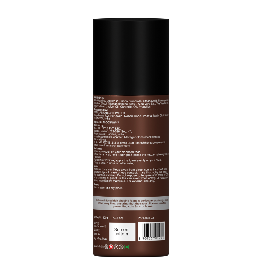 Shaving Foam | Lemon (200gm)