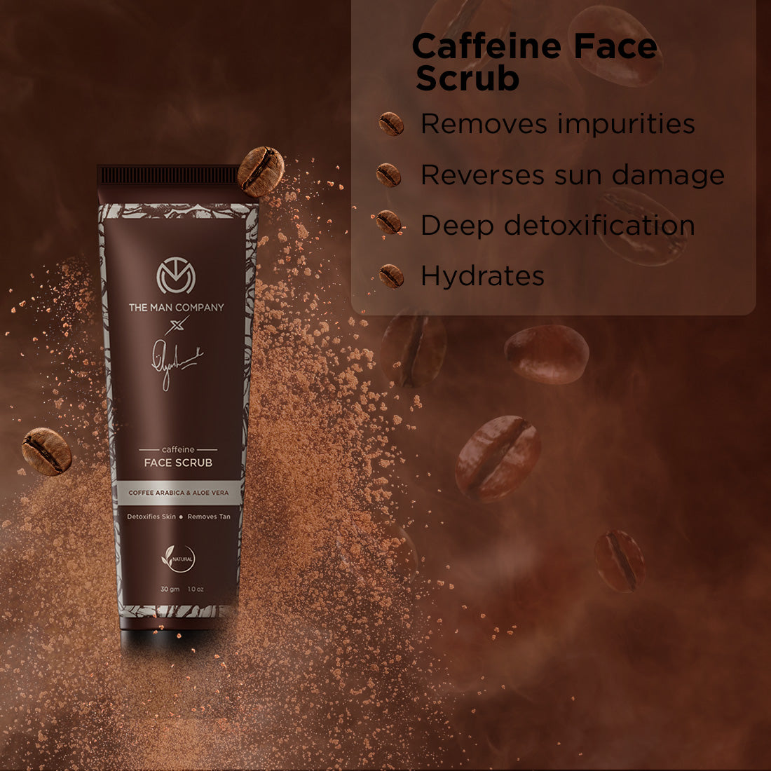 Caffeine Face Scrub (30g)