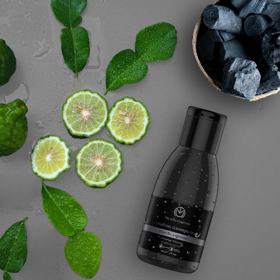 Charcoal Cleansing Gel | Charcoal & Bergamot